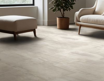 Carrelage sol et mur intérieur grès cérame blanc effet pierre l.30 x L.60 cm, Dourtio