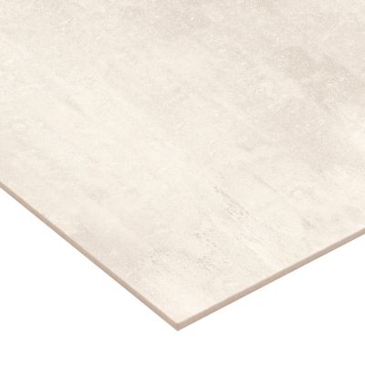 Carrelage sol et mur intérieur grès cérame blanc effet pierre l.30 x L.60 cm, Dourtio