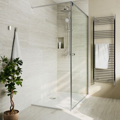 Carrelage sol et mur intérieur gris effet pierre L.59,5 x l.120 cm x ép.10 mm, Kyat