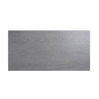 Carrelage sol et mur intérieur gris effet pierre L.60 x l.30 cm x ép.9,5 mm, Oikos