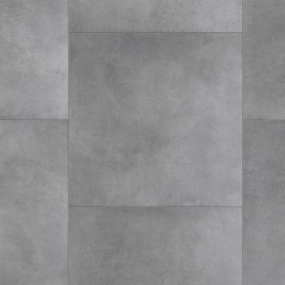 Carrelage sol et mur intérieur gris mat effet béton L.61,6 x l.61,6 cm x ép.8,5 mm, Konkrete