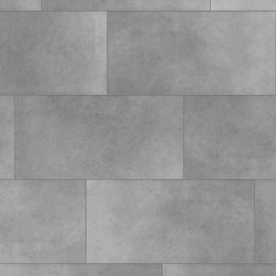 Carrelage sol et mur intérieur gris mat effet béton L.61,7 x l.30,7 cm x ép.7,4 mm, Konkrete