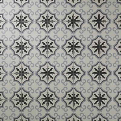 Carrelage sol et mur intérieur Hydrolic effet carreau de ciment décor fleur multicolore L. 20 x l. 20 x Ep. 1 cm Colours