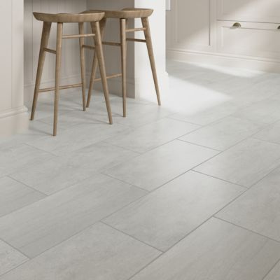 Carrelage sol et mur intérieur ivoire effet pierre L.60 x l.30 cm x ép.9,5 mm, Oikos