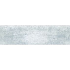 Carrelage sol et mur Julyo aspect bois gris 15 x 60 cm