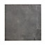 Carrelage sol et mur noir 60 x 60 cm Stono (vendu au carton)