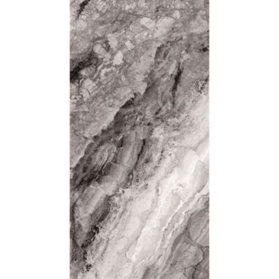 Carrelage sol et mur noir brillant Mineral 90 x 180 cm