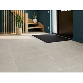 Carrelage sol et mur STONE MARBLE GRIS 61 x 61 cm
