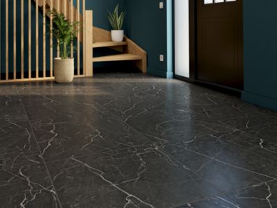 Carrelage sol et mur STONE MARBLE NOIR 61 x 61 cm