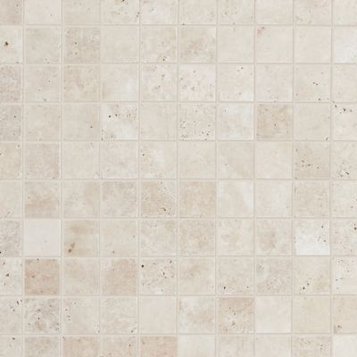 Carrelage sol et mur Travertin veritable 10x10 cm pierre naturelle