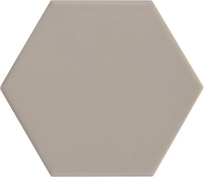 Carrelage sol et mur Zoon hexagonal beige 12 x 10 cm