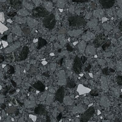 Carrelage sol extérieur antidérapant effet terrazzo 80x80 cm MONACO R NEGRO ANTIDESLIZANTE