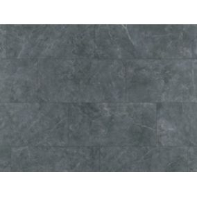 Carrelage sol extérieur anthracite aspect pierre Amalfi 37 x 75 cm
