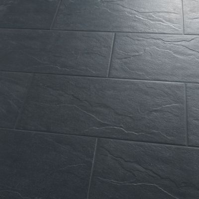 Carrelage sol extérieur anthracite effet ardoise L.61,3 x l.30,3 cm x ép.9 mm, Slate