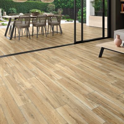 Carrelage sol extérieur effet bois brut L.90 x l.15 cm x ép.9 mm, Woodland