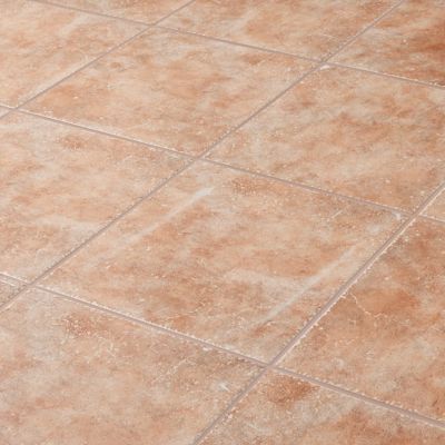 Carrelage sol extérieur effet terre cuite L.33,3 x l.33,3 cm x ép.7 mm, Terracotta