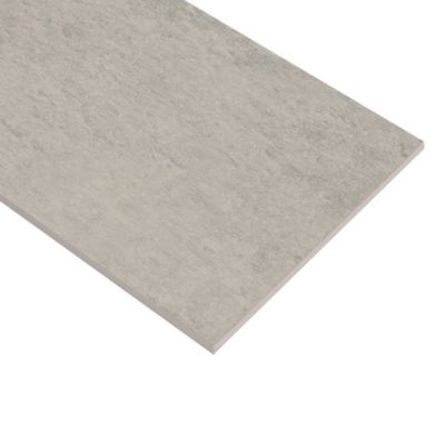Carrelage sol extérieur en grès cérame émaillé effet béton gris perle l.30 x L.60 x ép. 0.9cm Bauha