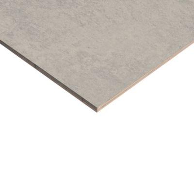 Carrelage sol extérieur en grès cérame émaillé effet béton gris perle l.45 x L.45 x ép. 0.85cm Bauha