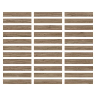 Carrelage sol extérieur en grès cérame émaillé effet bois naturel l.20 x L.120 x ép.0,9 cm Urbanwood