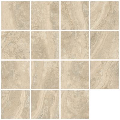 Carrelage sol extérieur en grès cérame émaillé effet pierre beige l.60 x L.60 x ép.0,8 cm Sienna
