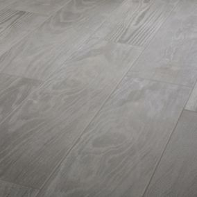 Carrelage sol gris 20 x 80 cm Pine Wood