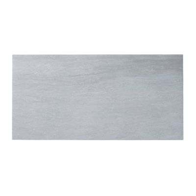 Carrelage sol gris 30 x 60 cm Soft Travertin