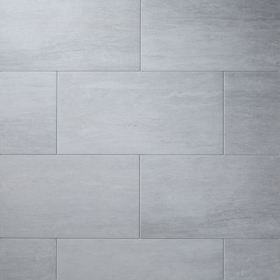 Carrelage sol gris 30 x 60 cm Soft Travertin