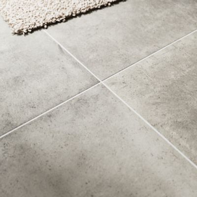 Carrelage sol gris 60 x 60 cm Smooth