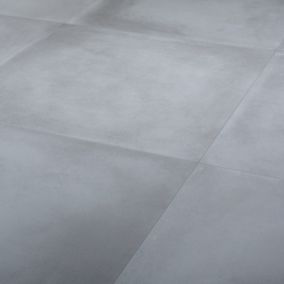 Carrelage sol gris 60 x 60 cm Smooth