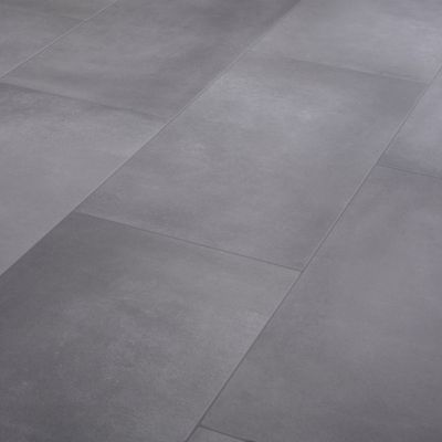 Carrelage sol gris foncé effet béton L.60 x l.30 cm x ép.10 mm, Smooth