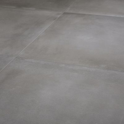 Carrelage sol gris foncé effet béton L.60 x l.60 cm x ép.10 mm, Smooth