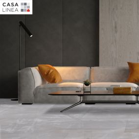 Carrelage sol intérieur aspect marbre taupe 60 x 120 cm Casa Venezia