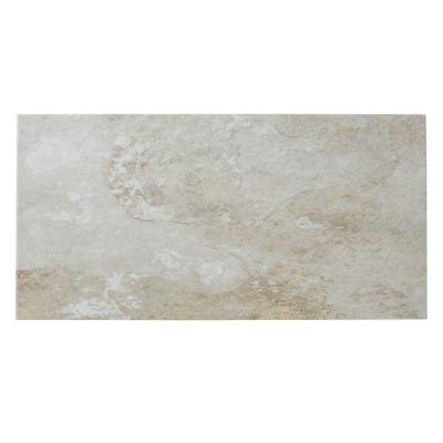Carrelage sol intérieur beige effet pierre 61,5 x l.30,8 cm x ép.8 mm, Shaded