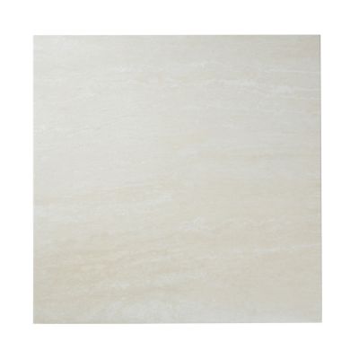 Carrelage sol intérieur beige effet pierre L.60 x l.60 cm x ép.9,2 mm, Soft Travertin