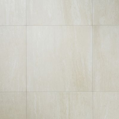 Carrelage sol intérieur beige effet pierre L.60 x l.60 cm x ép.9,2 mm, Soft Travertin