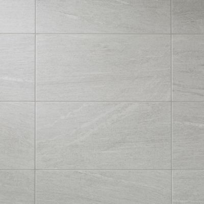 Carrelage sol intérieur blanc effet pierre satin L.60 x l.30 cm x ép.8 mm, Natural