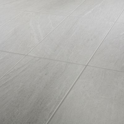 Carrelage sol intérieur blanc effet pierre satin L.60 x l.30 cm x ép.8 mm, Natural