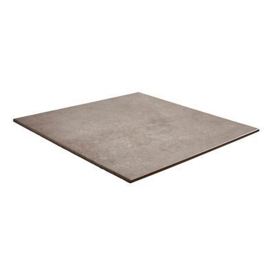 Carrelage sol intérieur effet béton gris L.42,6 x l.42,6 cm x ép.7,4 mm, Konkrete