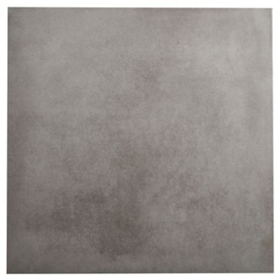 Carrelage sol intérieur gris effet béton L.61,6 x l.61,6 cm x ép.8,5 mm, Konkrete