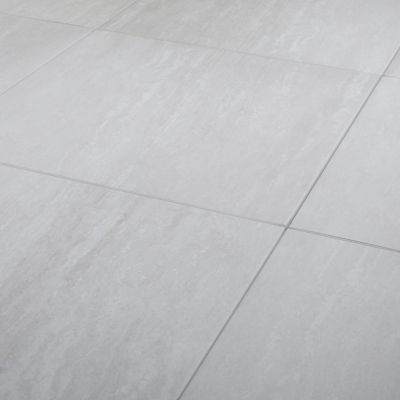 Carrelage sol intérieur ivoire effet pierre L.60 x l.60 cm x ép.9,2 mm, Soft Travertin