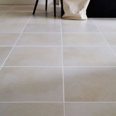 Carrelage Sol Ivoire 42 6 X 42 6 Cm Konkrete Castorama