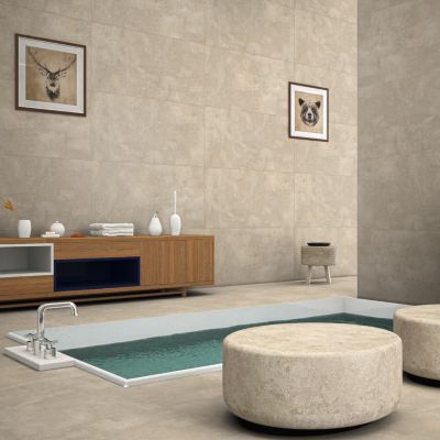 Carrelage sol mat beige l.120 x L.60 cm Orion crema