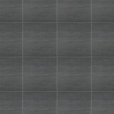 Carrelage sol Matstone effet pierre 60 x 60 cm anthracite GoodHome