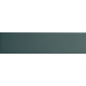 Carrelage sol / mur brique uni bleu vert 5,6x23,2 cm  MODULO BASE MUSCHIO