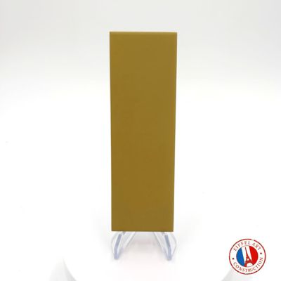 Carrelage sol / mur briquette rectangulaire uni jaune moutarde mate 5X15 cm FÄRGBLOCK MATT SENAPE FGB126M