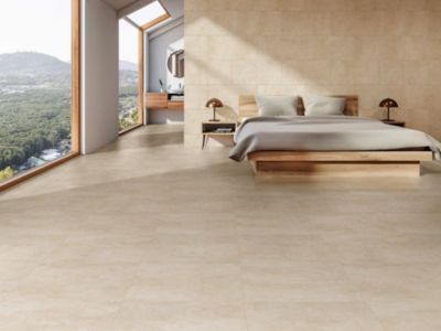 Carrelage sol/mur effet béton beige ARK IVORY MAT L.120 x l.60cm