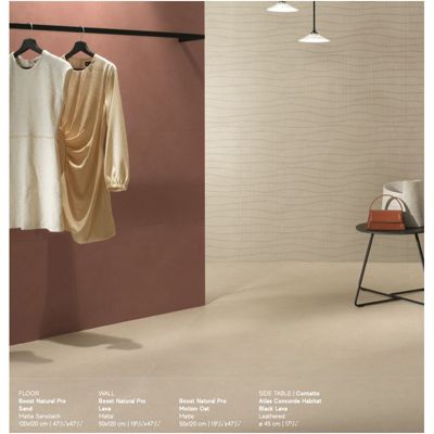 Carrelage sol / mur effet béton ciré naturel 30x60 cm Boost natural pro ...