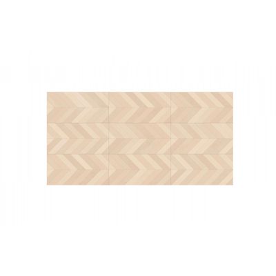 Carrelage sol / mur effet béton design chevron beige 60x120 cm SEINE RILSE CREMA