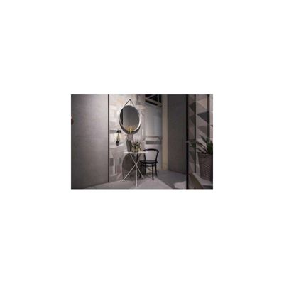 Carrelage sol / mur effet béton gris anthracite 120x120 cm NASSAU GRAFITO