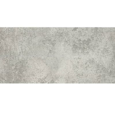 Carrelage sol/mur effet béton gris mat Beton Bianco l.60 x L.120 cm